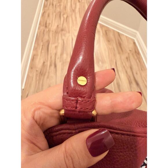 Marc Jacobs | Bags | Marc By Marc Jacobs Classic Q Fran  MARC by MARC JACOBS Classic Q Fran Purse Red Pebbled Leather Antique Gold